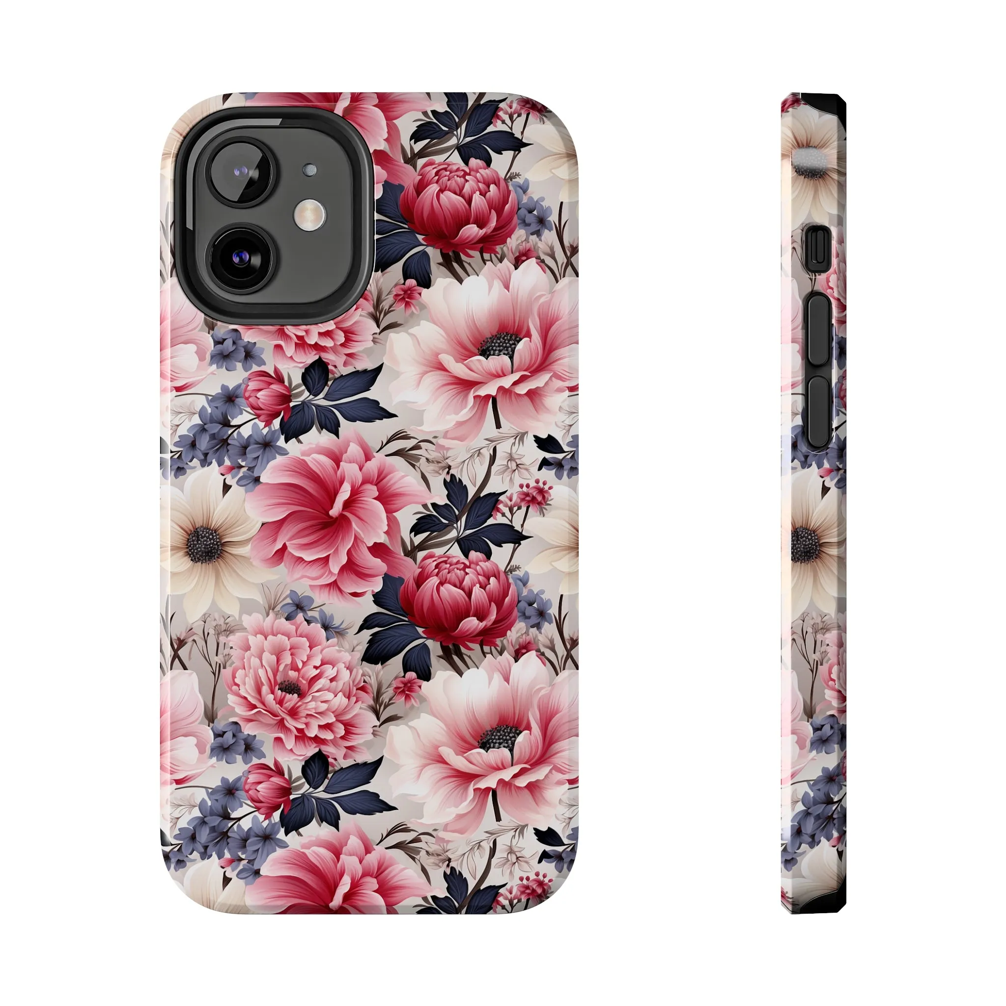 Elegant Blooms Digital print Design Tough Phone Case compatible with a large variety of iPhone models, Gift, Phone Case