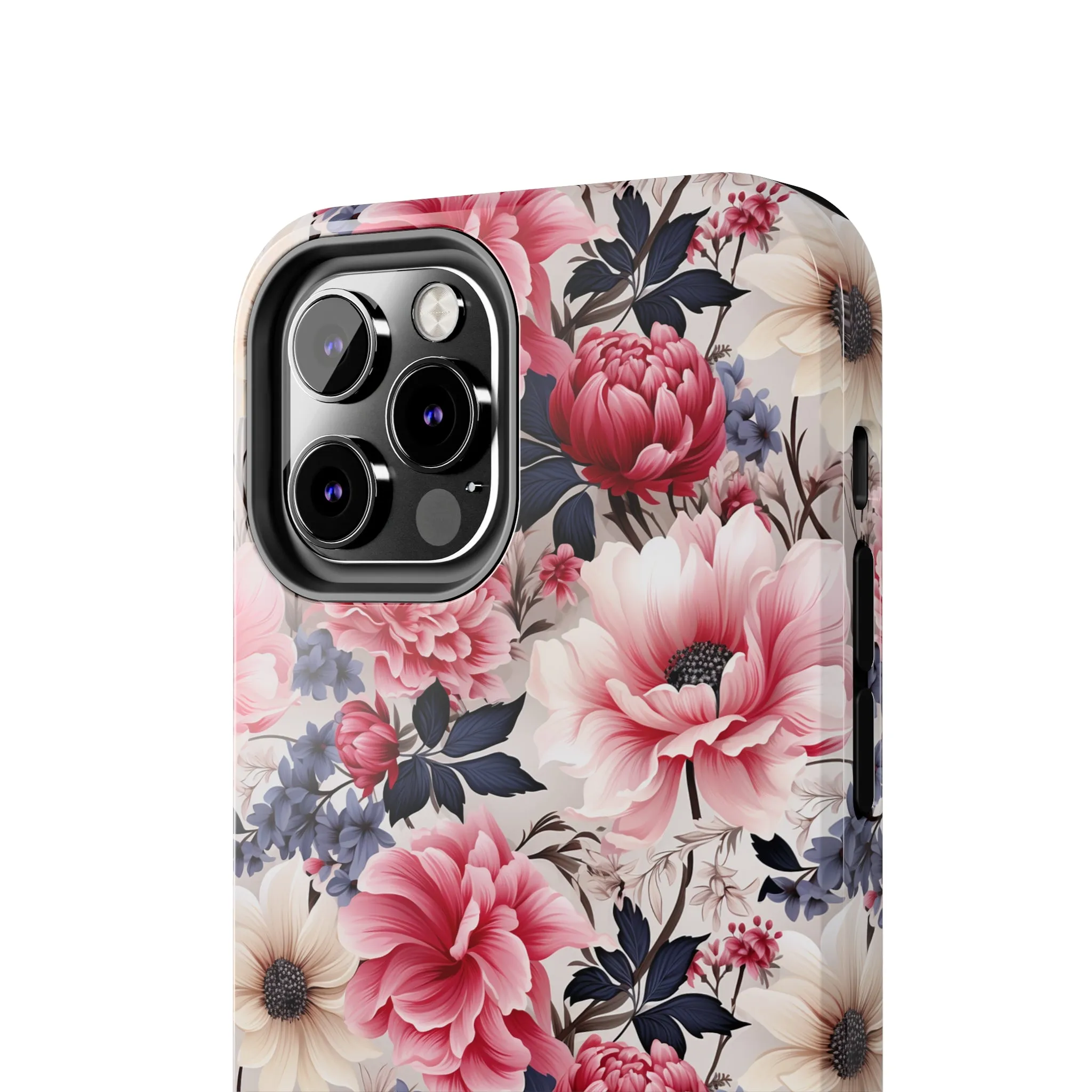 Elegant Blooms Digital print Design Tough Phone Case compatible with a large variety of iPhone models, Gift, Phone Case