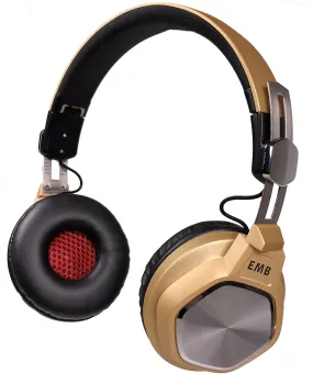 EMB EBH712-G Bluetooth Headphone, Hi-Fi Stereo Set, Foldable with Soft Memory Protein Earmuffs, Built in Mic for Hands-Free Calling