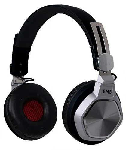 EMB EBH712-K Bluetooth Headphone, Hi-Fi Stereo Set, Foldable with Soft Memory Protein Earmuffs, Built in Mic for Hands-Free Calling