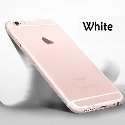 Esamday Genuine 0.3mm Ultra Thin Slim Matte frost Translucent Case For iPhone 6 6S 6Plus 6sPlus 7 7Plus Protector Cover Shell