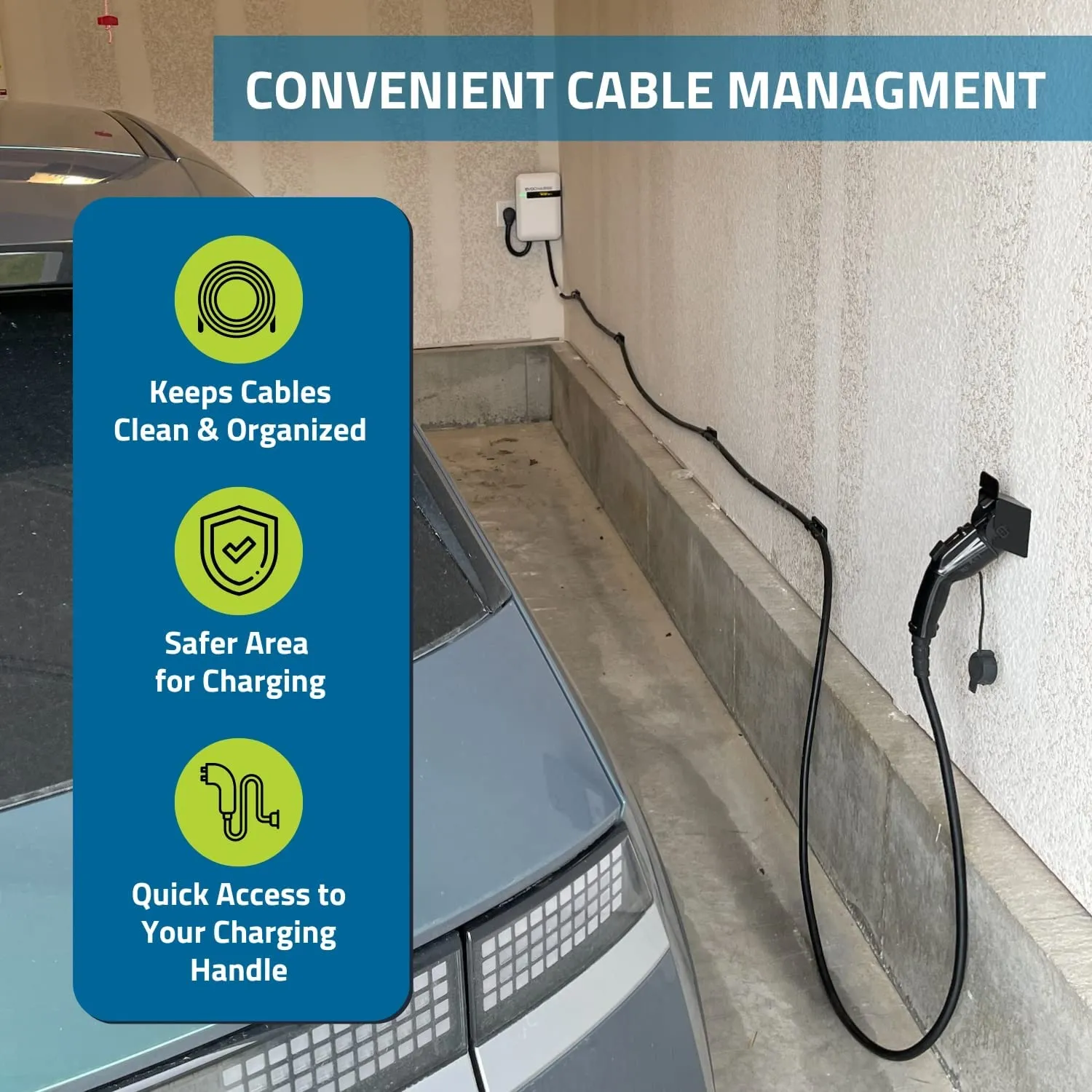 EvoCharge EV Charging Cable Management Kit EVC0303