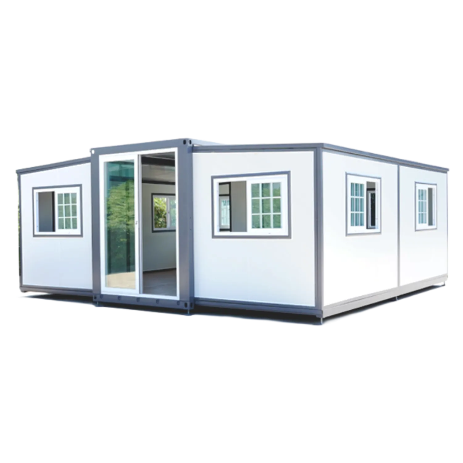 Expandable Prefab House 19ft x 20ft with Cabinet