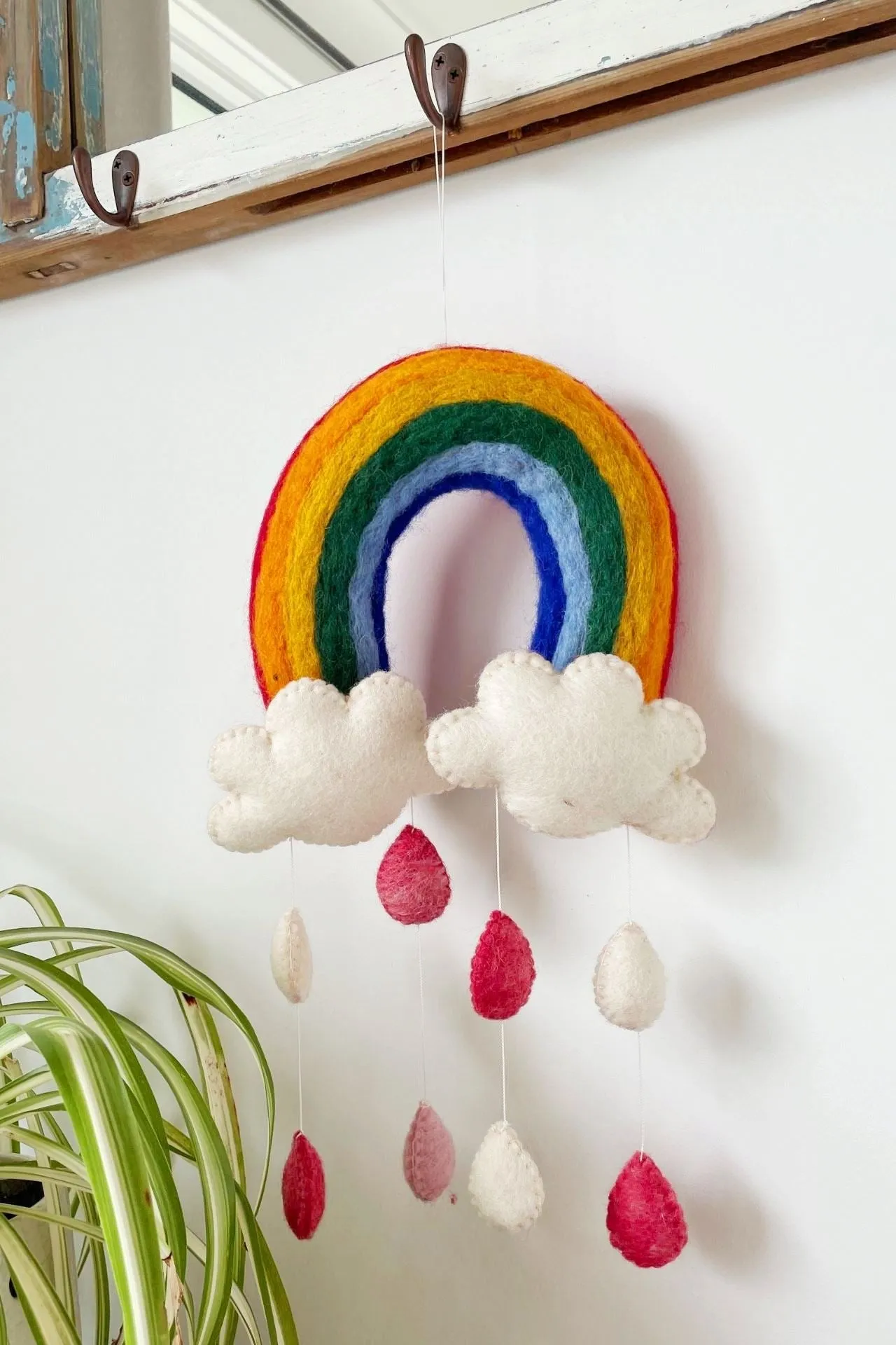 Felt Rainbow Mobile