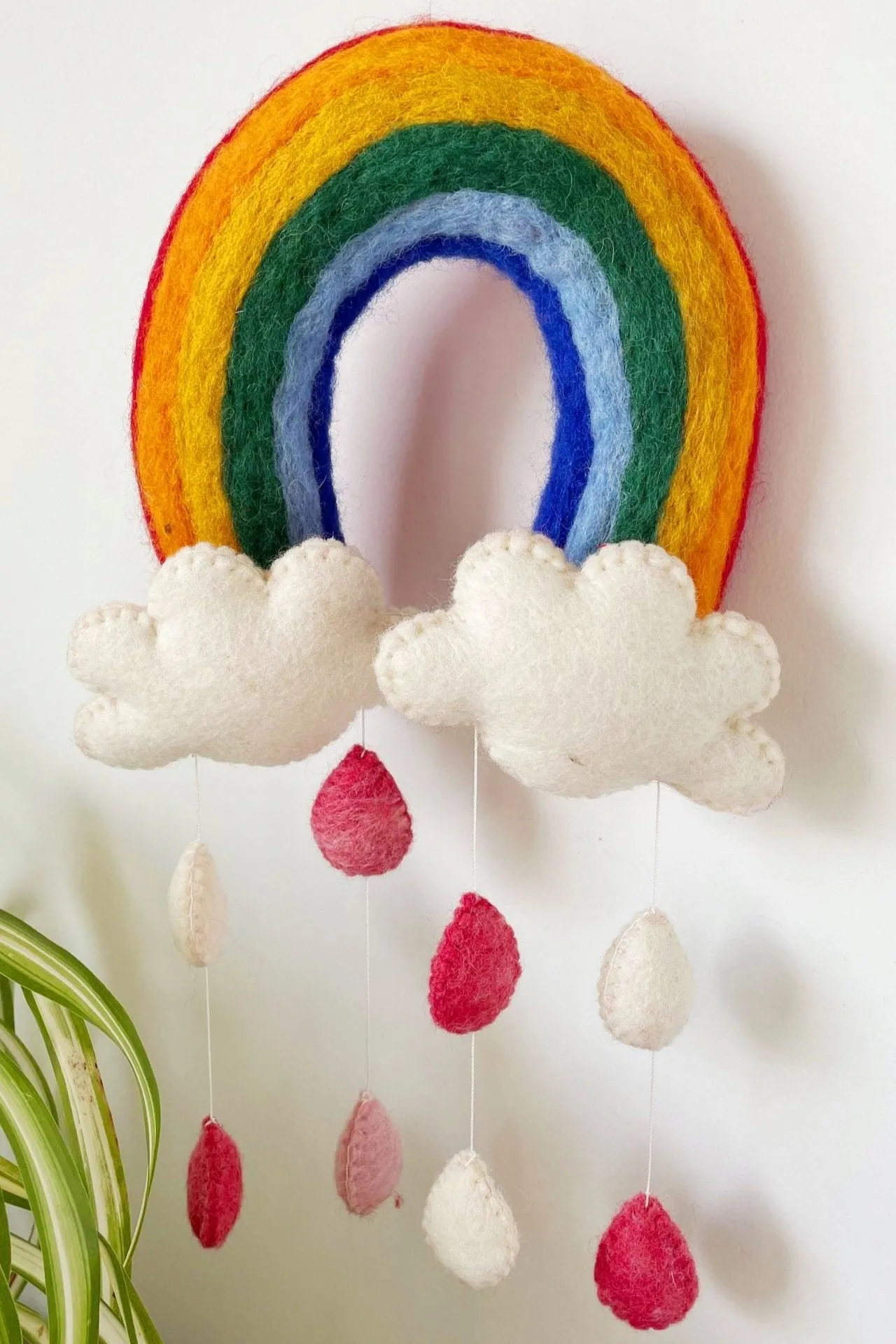 Felt Rainbow Mobile