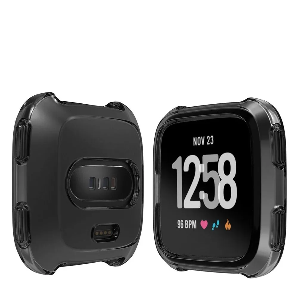 Fitbit Versa / Versa Lite Silicone Case - Black