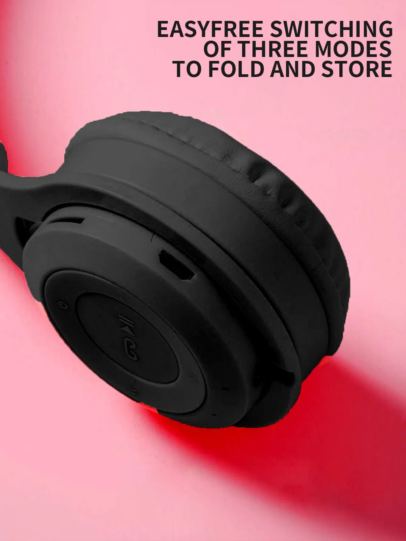 Flashing RGB Lighting Effects Cat Ears Wireless Headphones Long Lasting Colorful Wireless Headphones