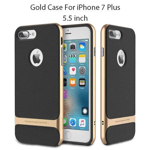 for iphone 6 7 case ROCK Original Royce Hard PC Soft TPU Silicone Case Luxury Back Cover Phone Cases for iphone 6s 6plus 6s plus