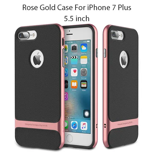 for iphone 6 7 case ROCK Original Royce Hard PC Soft TPU Silicone Case Luxury Back Cover Phone Cases for iphone 6s 6plus 6s plus