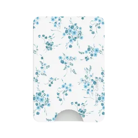 French Blue Floral MagSafe Wallet