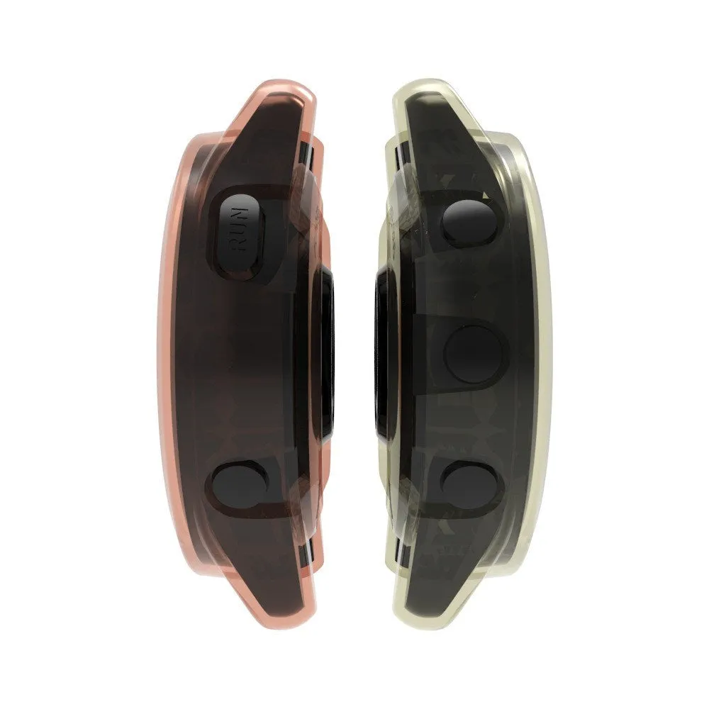 Garmin Forerunner 265S Transparent Fleksibelt Plastik Cover - Blå