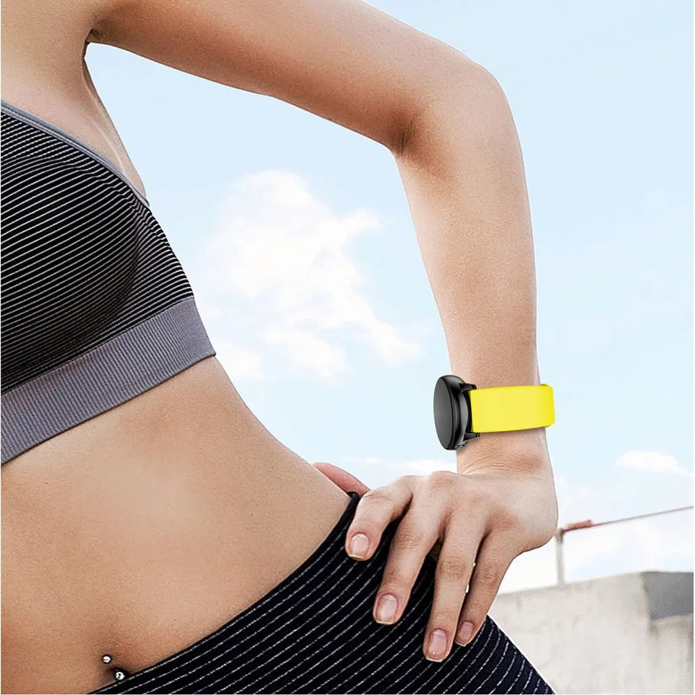 Garmin Forerunner 55 silicone sports bracelet with pin buckle (joint circumference: 155-195mm) - yellow