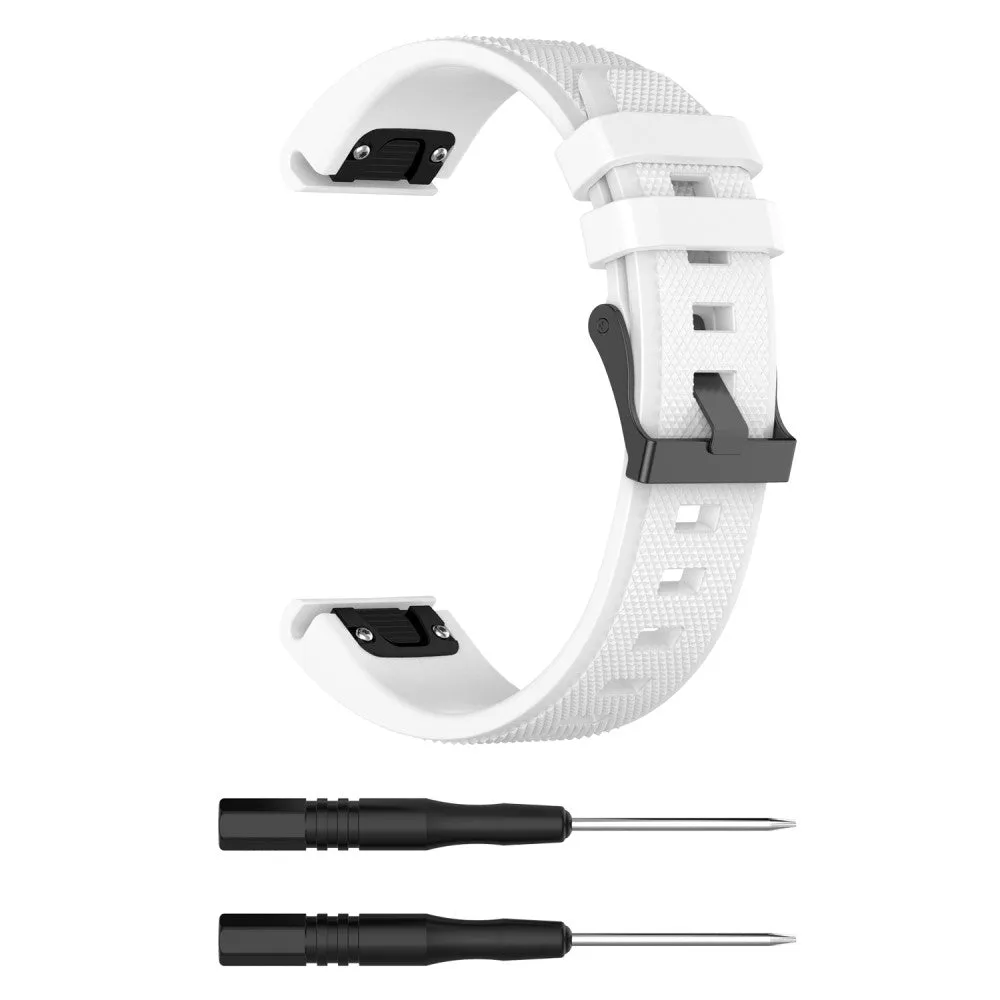 Garmin Forerunner 935 silicone sports bracelet with 22mm quick release (170-220 mm) - White