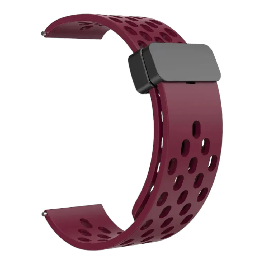 Garmin Vivomove HR & HR Sports compatible Silicone Magnetic Sports Watch Straps