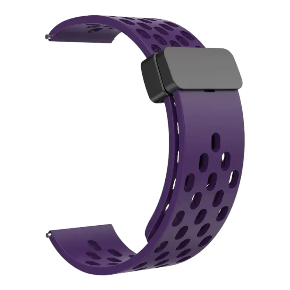 Garmin Vivomove HR & HR Sports compatible Silicone Magnetic Sports Watch Straps