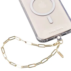 Gold Link Chain Phone Wristlet