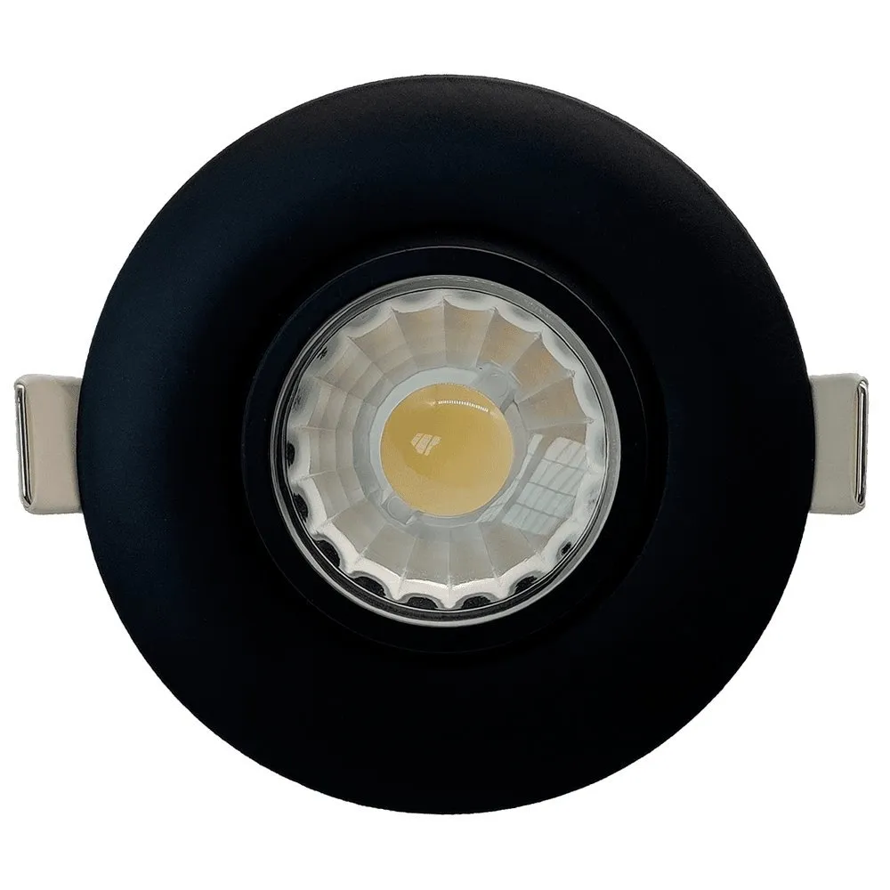 Goodlite G-19856 3" 11W LED High Output Recessed Gimbal Downlight Selectable CCT Black