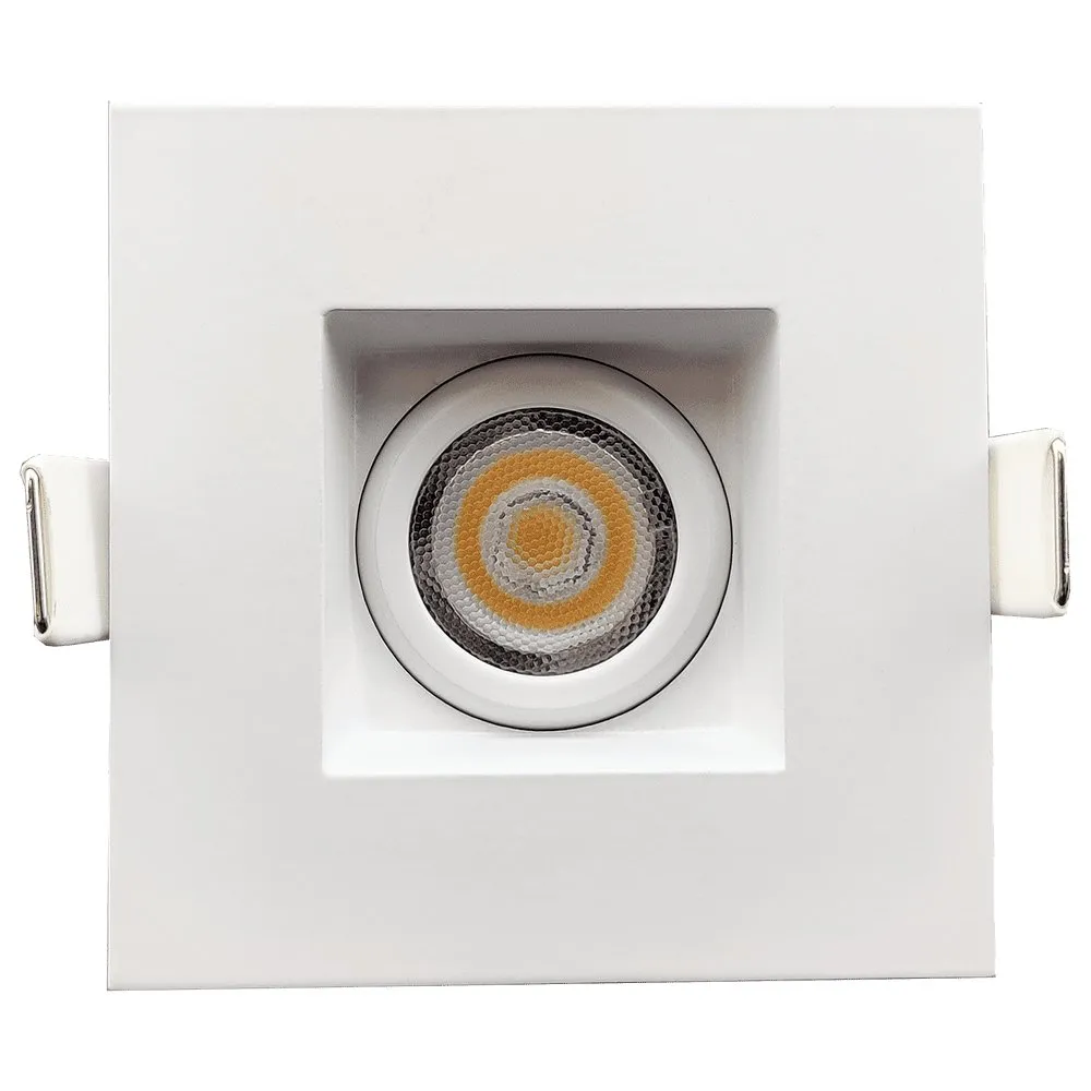 Goodlite G-20088 2" 5W LED Square Regressed Gimbaled Spotlight Selectable CCT