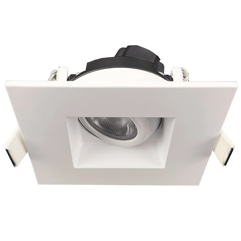 Goodlite G-20088 2" 5W LED Square Regressed Gimbaled Spotlight Selectable CCT