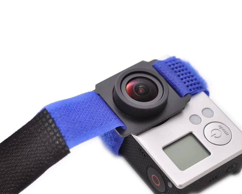 GoPro Gimbal Mount Fastener Velcro Strap for Hero Cameras-Blue