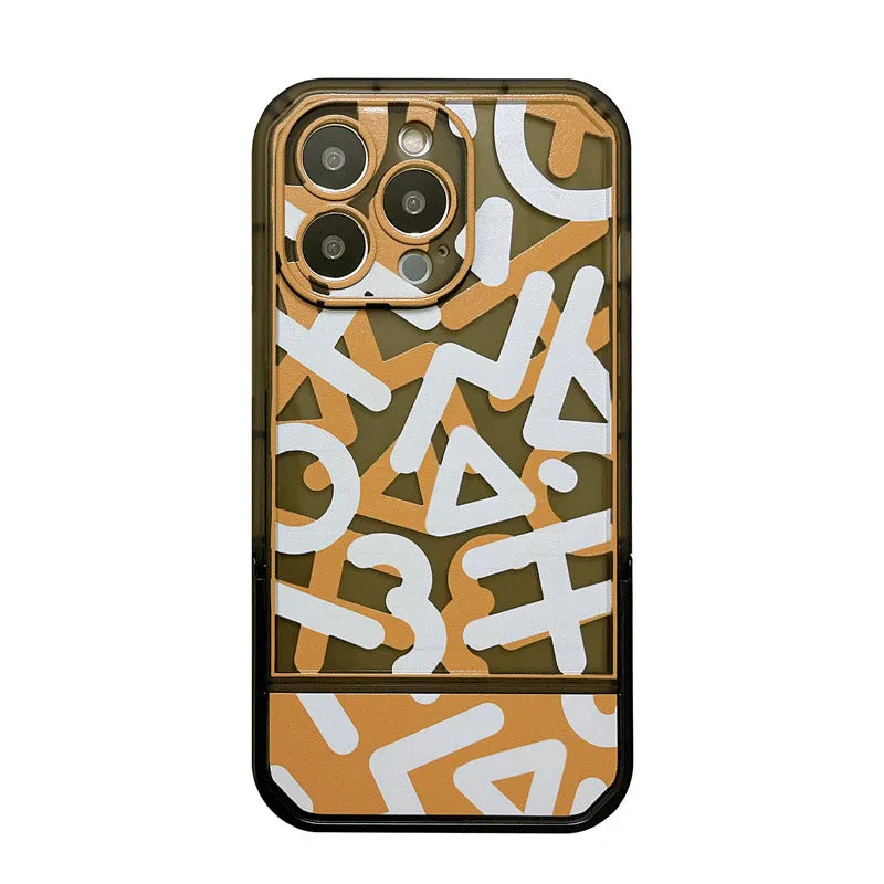 Graffiti English Silicone Phone Case Cover