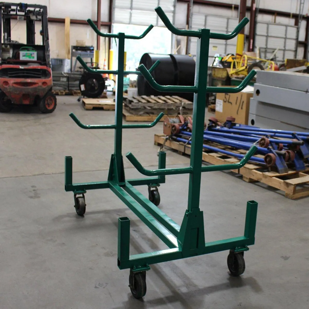 Greenlee 668 Mobile Conduit and Pipe Rack - Reconditioned