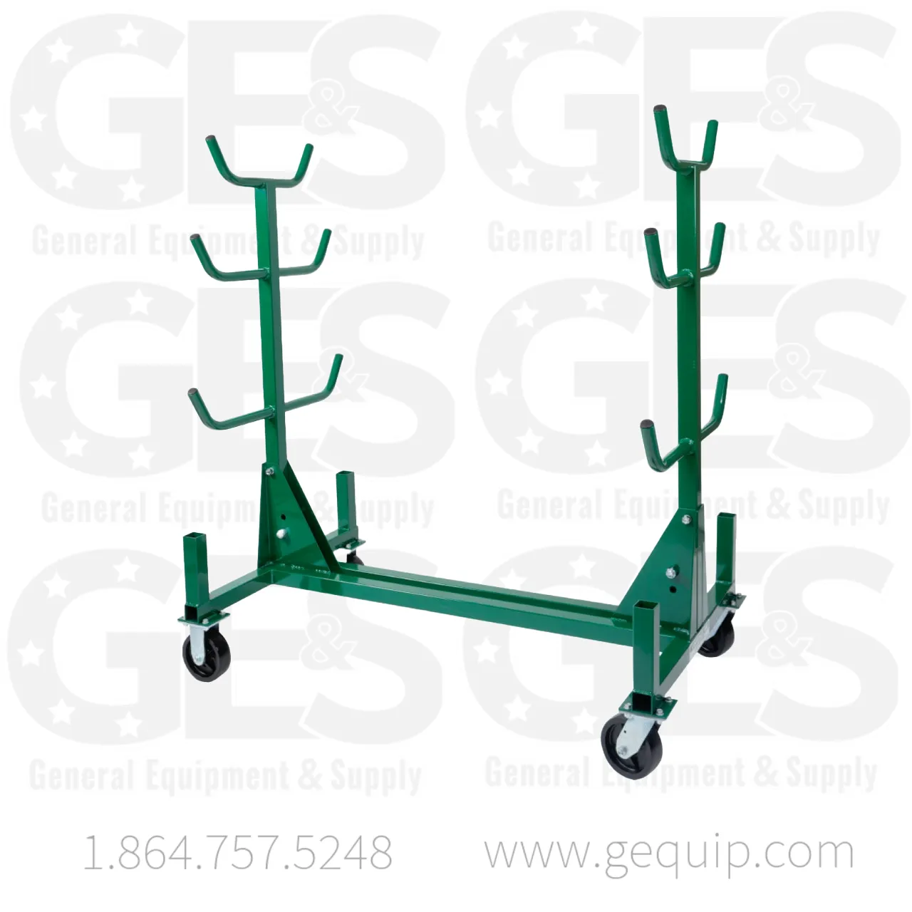 Greenlee 668 Mobile Conduit and Pipe Rack - Reconditioned