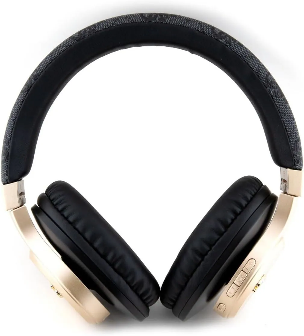 Guess 4G Script On Ear Wireless Headphones Black - GUBH604GEMK