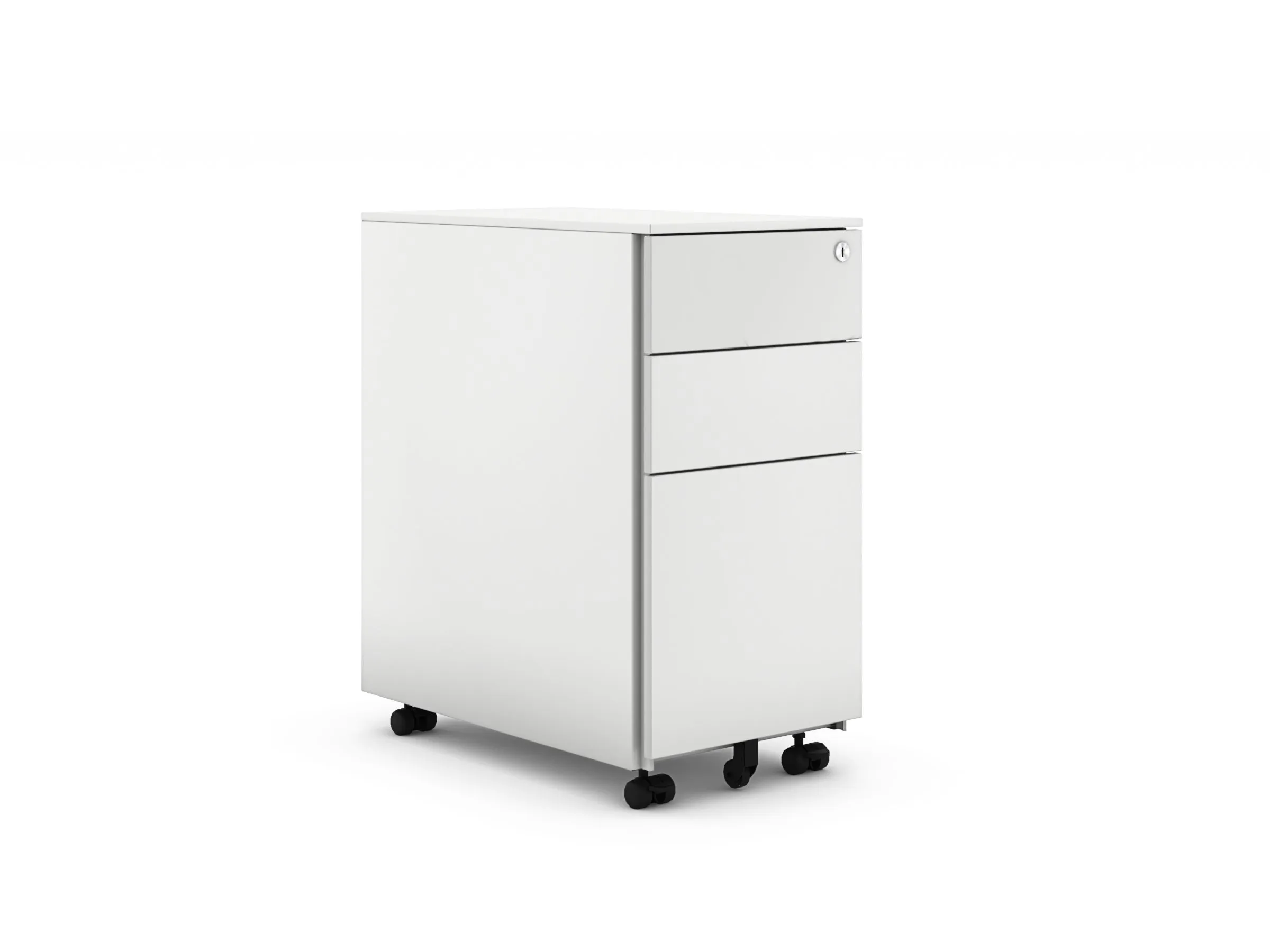 Haworth M Series Mobile Pedestal Allways White STMSPM9M-WHT