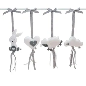 Heartfelt dingle dangle set -nunu neutral