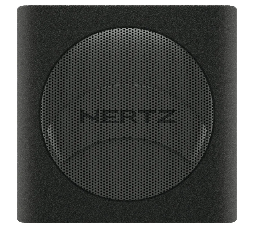 Hertz DBA 200.3 Dieci Series 8" Subwoofer and 2 Passive Radiators Active 140 Watt Sub Box