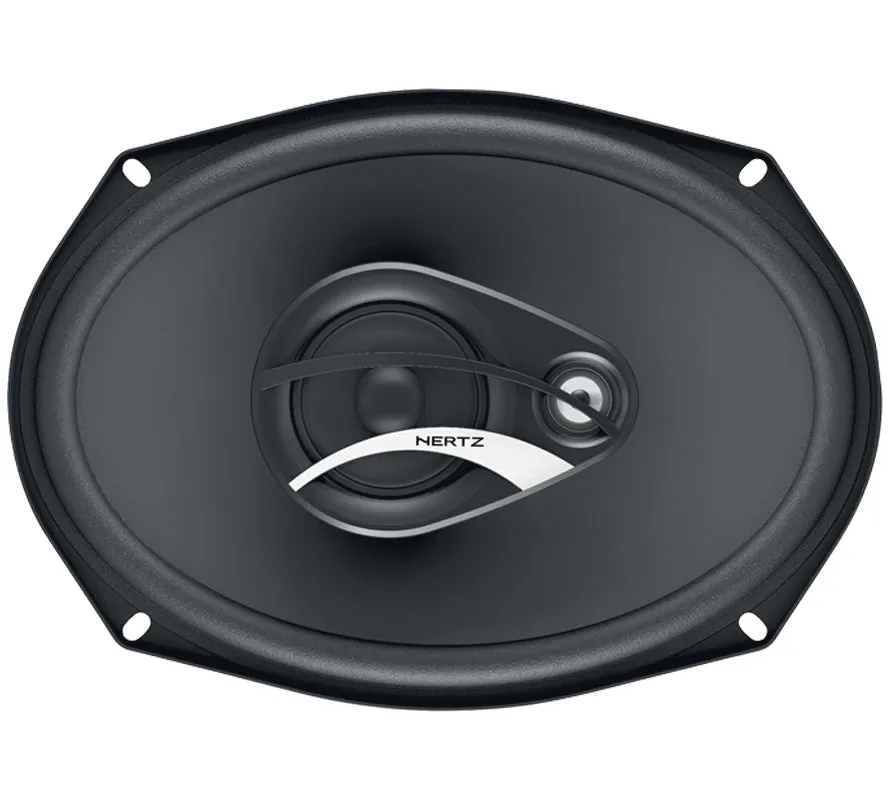 Hertz DCX 710.3 Dieci Series 3-Way 7" x 10" Coaxial Speaker (Pair)