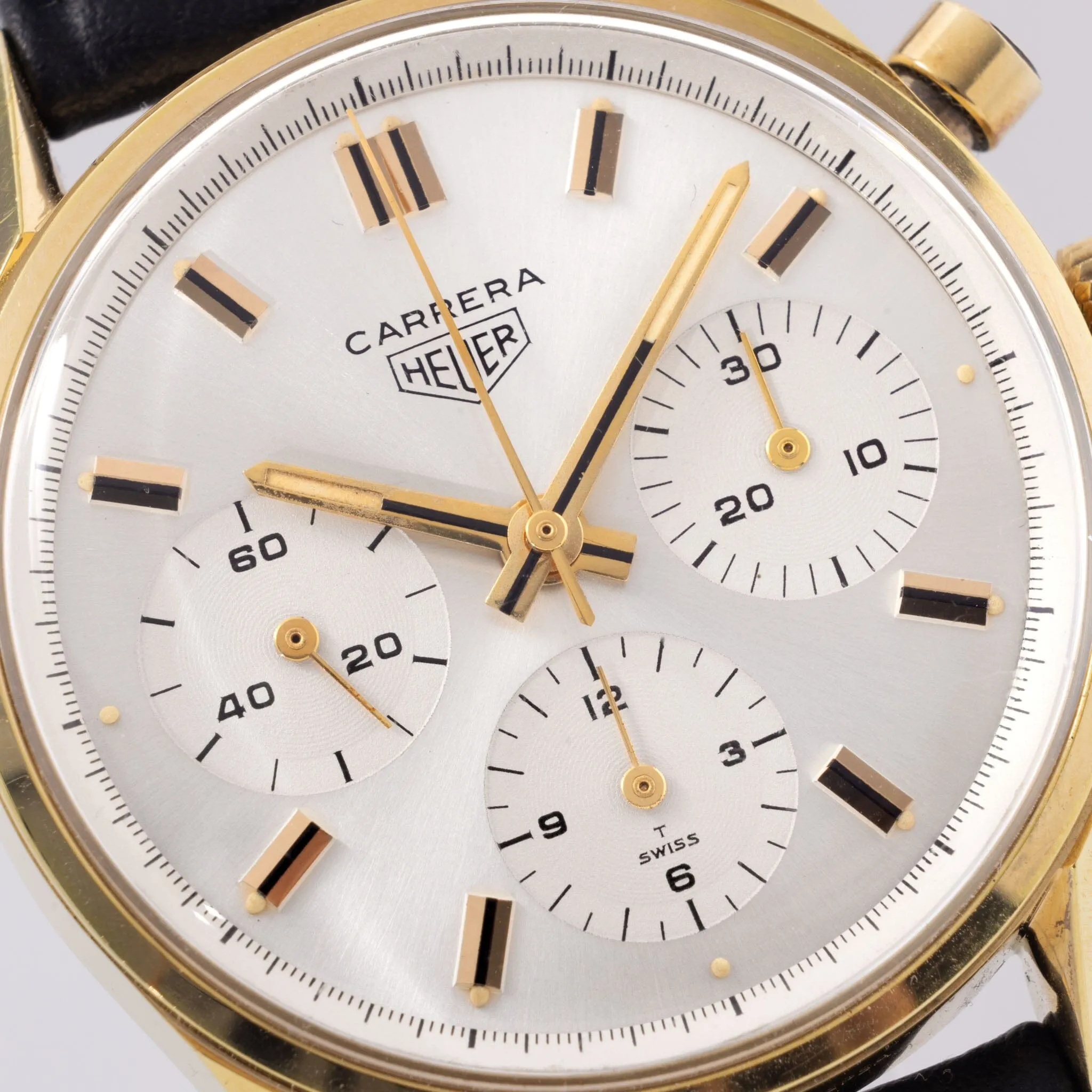 Heuer Carrera Gold Filled Ref 2448