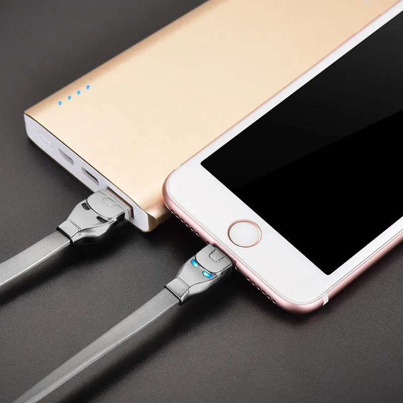 HOCO U14 Steel Man 2.4A Fast Charging Lightning / Type-C / Micro USB Cable