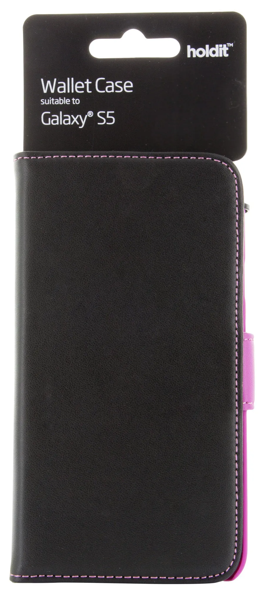 Holdit Genuine Leather Wallet Case Standard for Galaxy S5 / S5 Neo (2 Card Pockets)