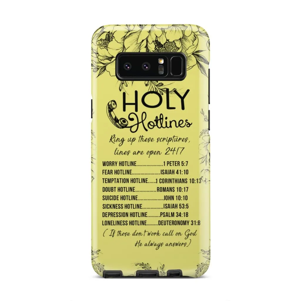 Holy Hotlines Phone Case - Christian Phone Cases - Religious Phone Case