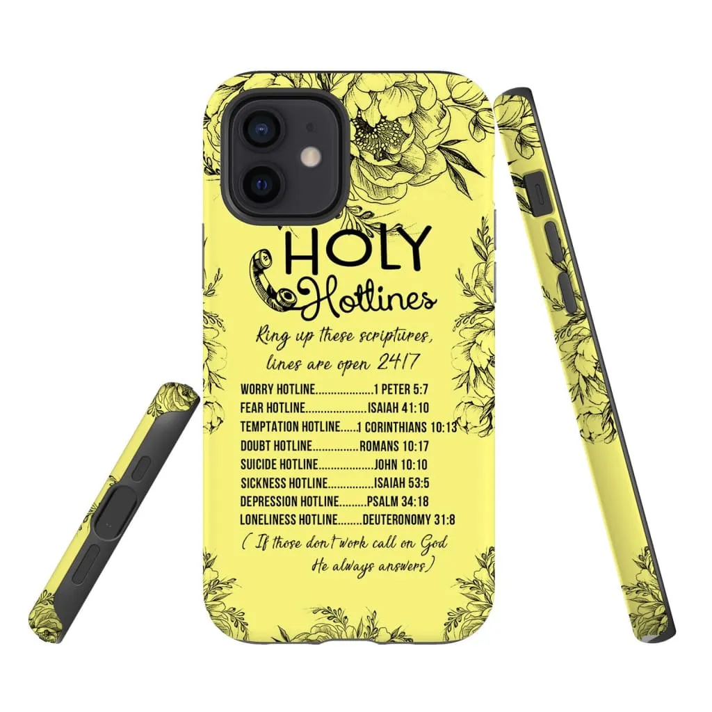 Holy Hotlines Phone Case - Christian Phone Cases - Religious Phone Case