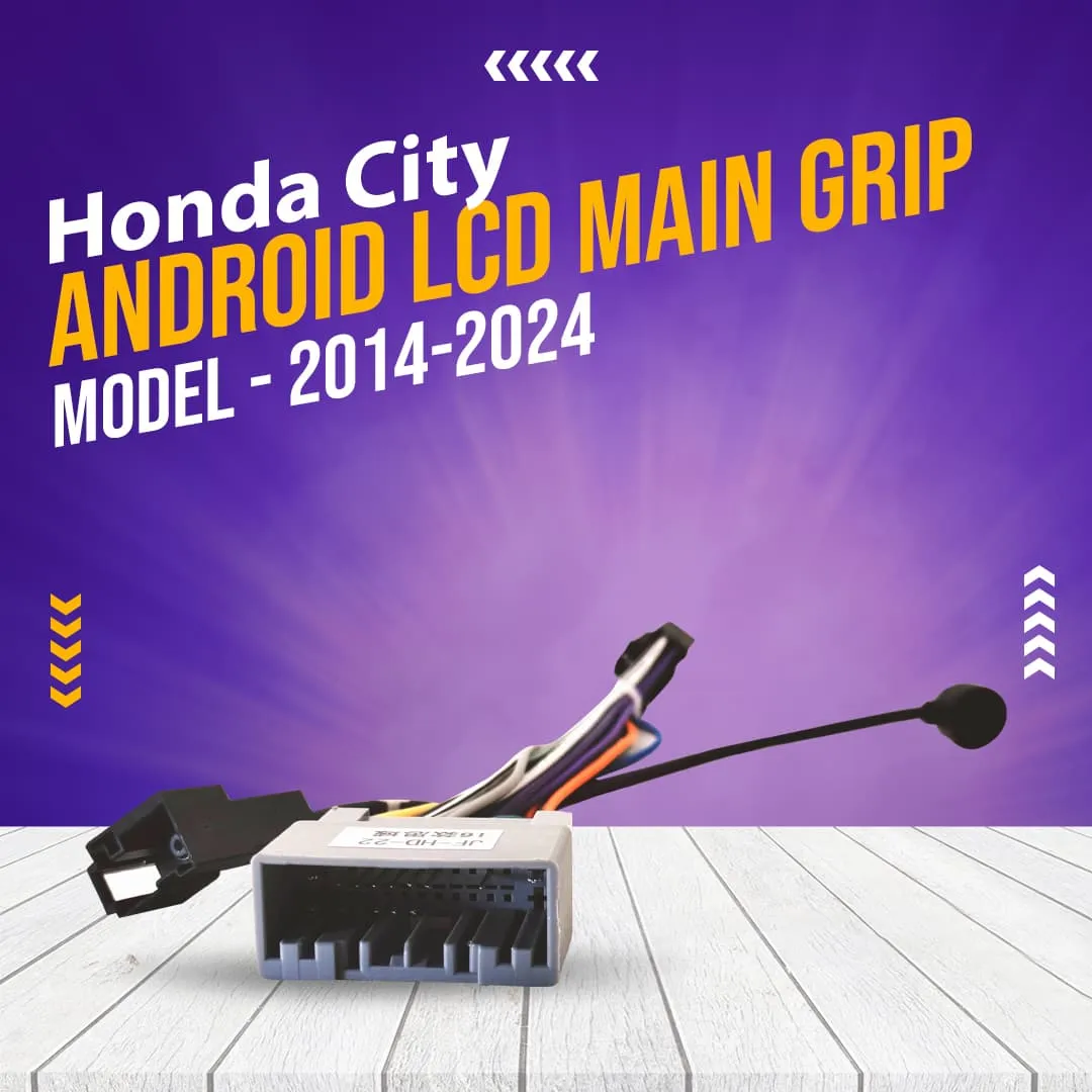 Honda City Android LCD Main Grip Model - 2014-2024