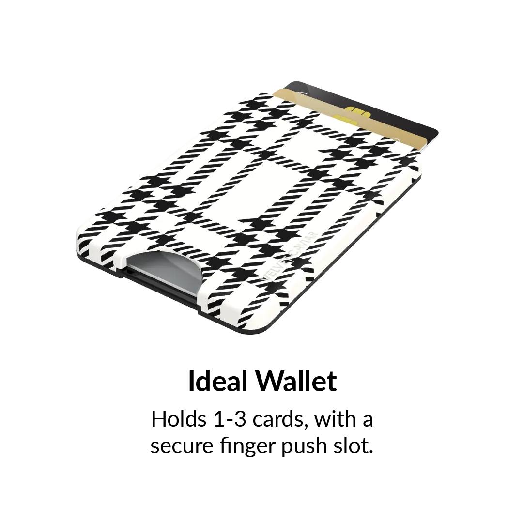 Houndstooth Sweater MagSafe Wallet