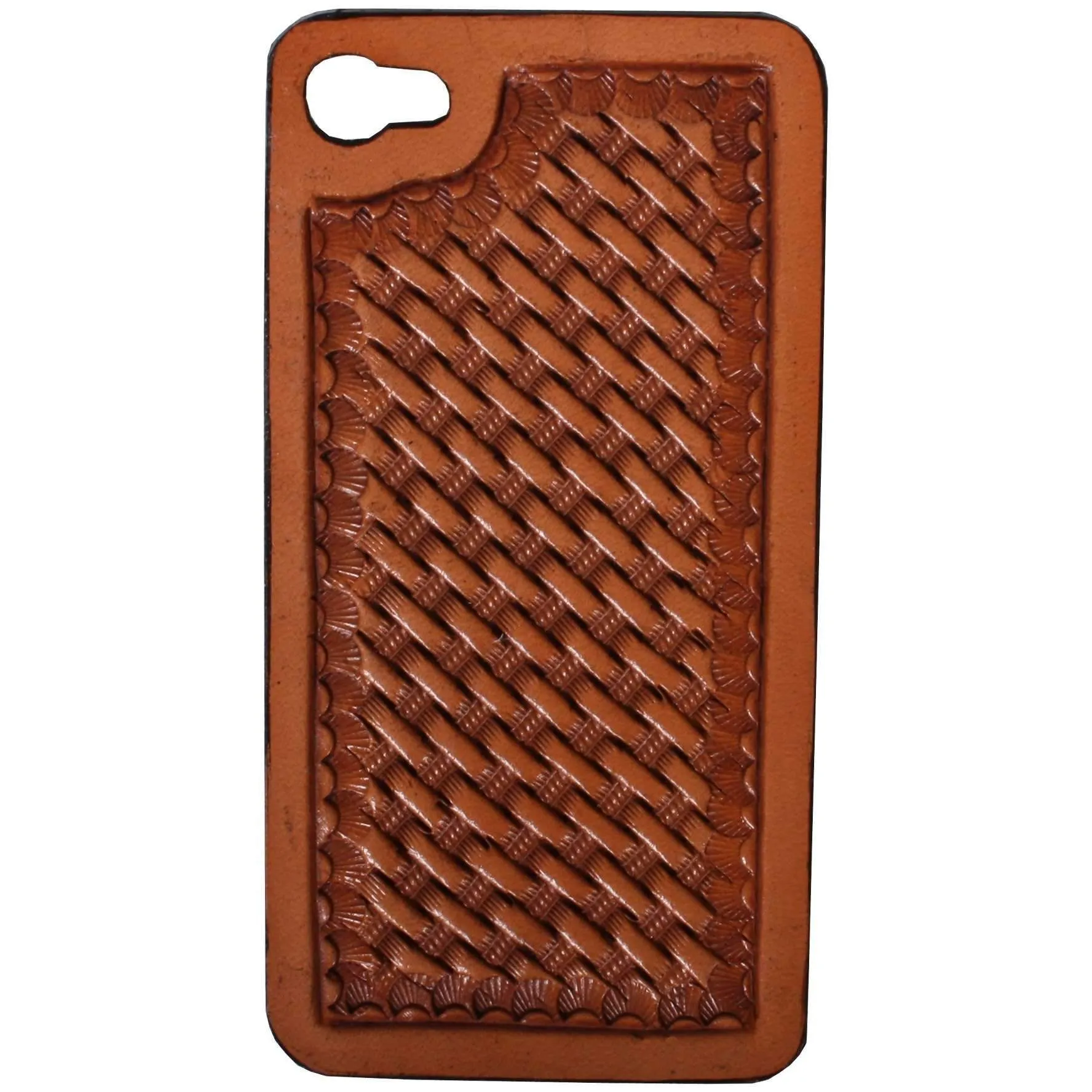 HPC32 - Natural Leather iPhone Case