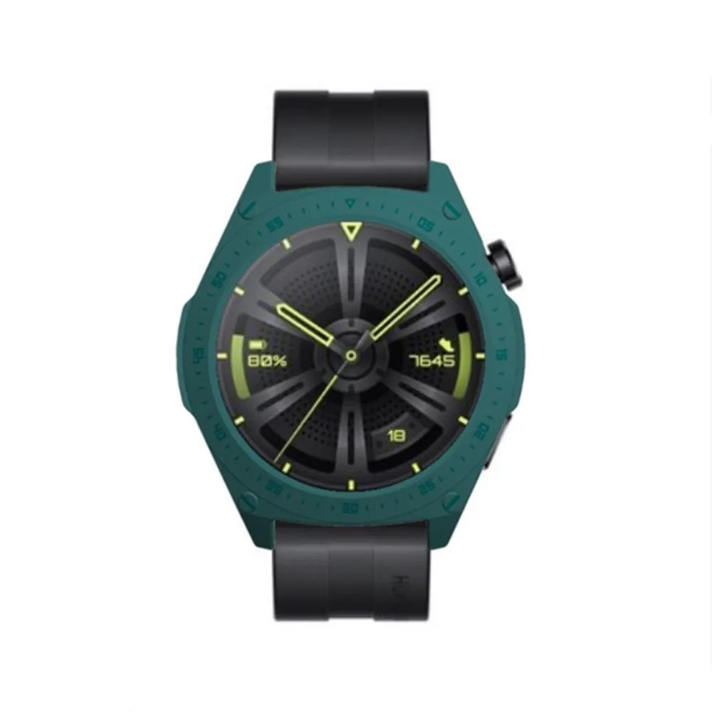 Huawei Watch GT 3 (46mm) protective cover with dial plate - Blackish Green