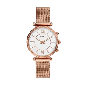 Hybrid Smartwatch Carlie Rose Gold-Tone Stainless Steel