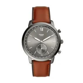 Hybrid Smartwatch Neutra Amber Leather