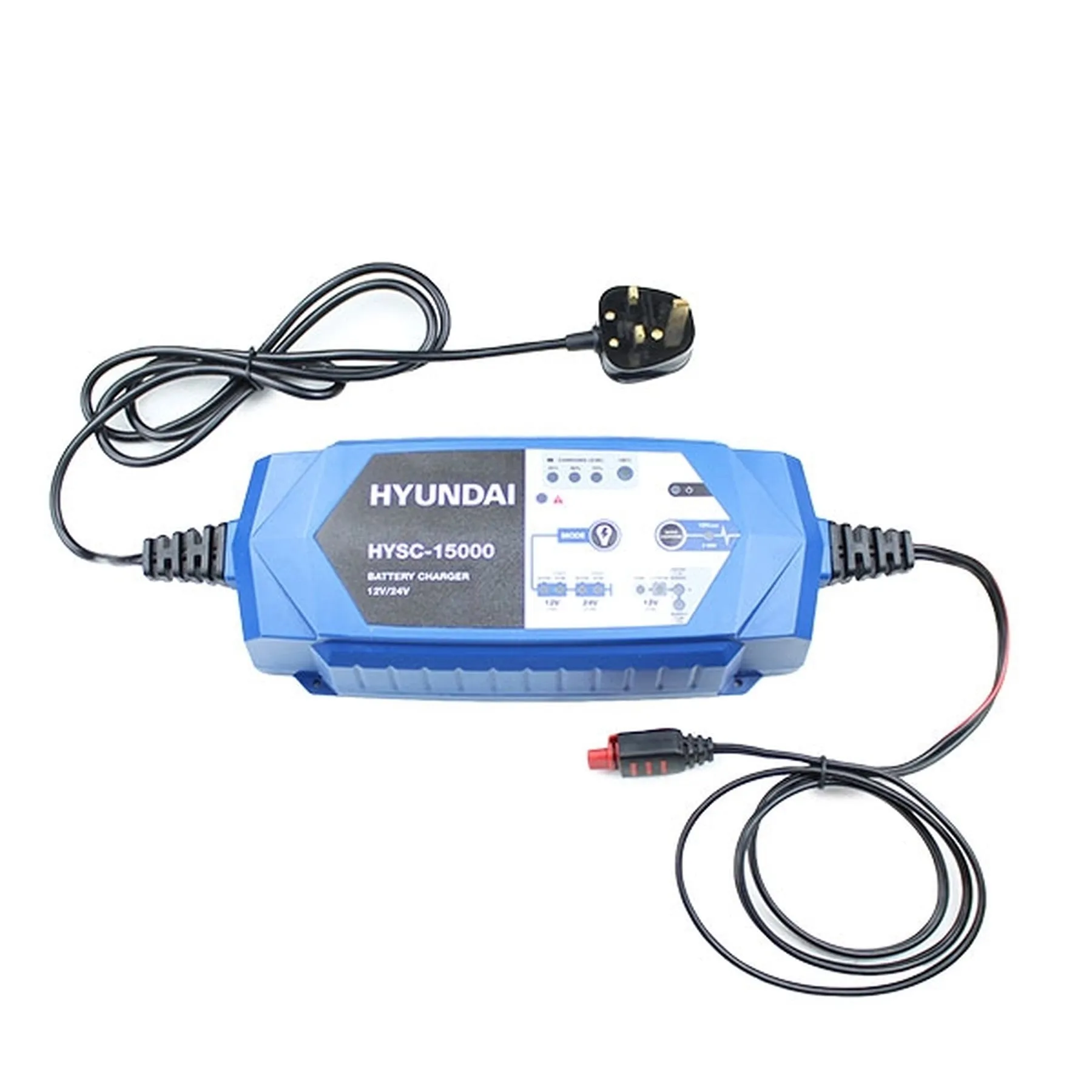 Hyundai HYSC-15000 SMART Battery Charger 12V/24V