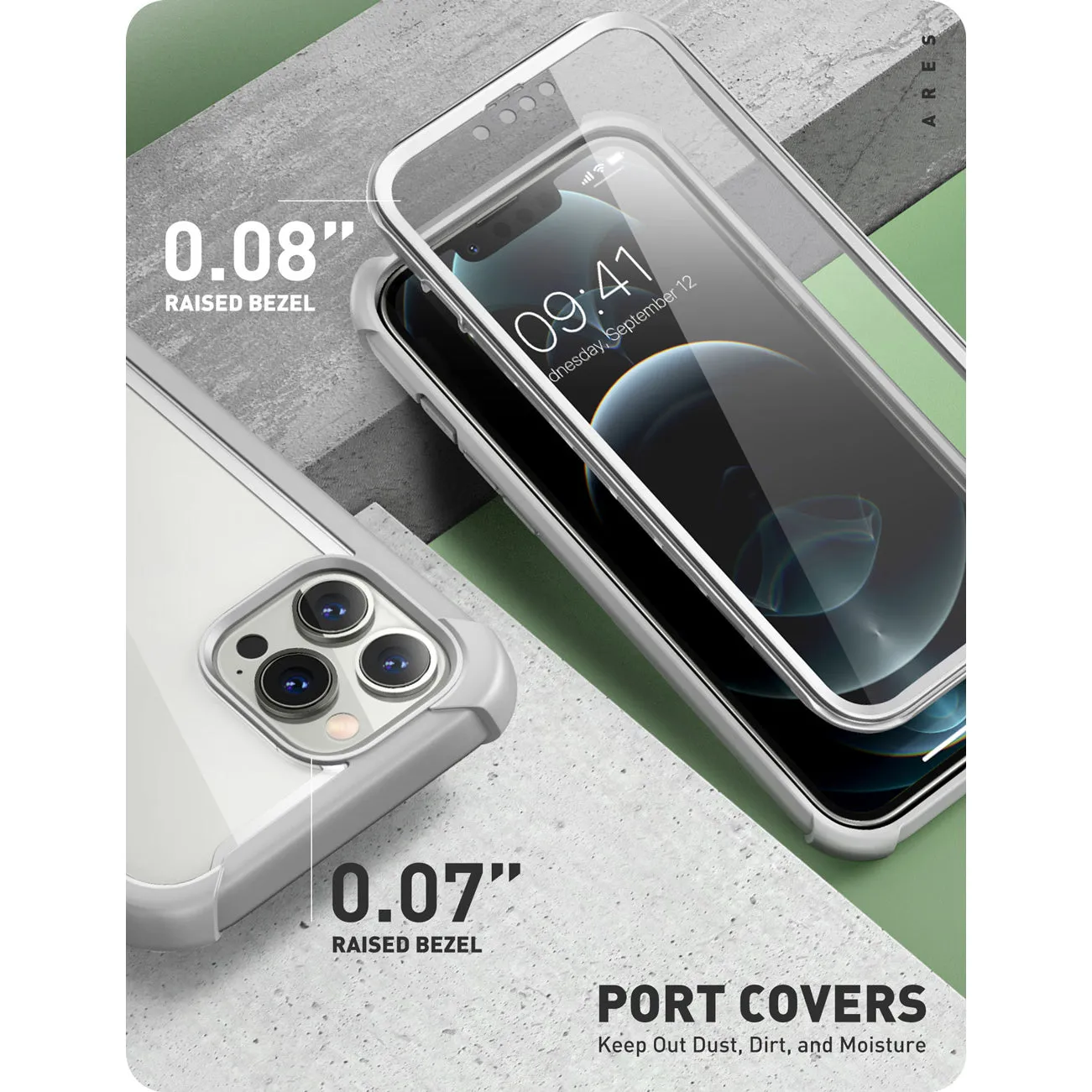 iPhone 13 Pro Max Ares Case - Gray