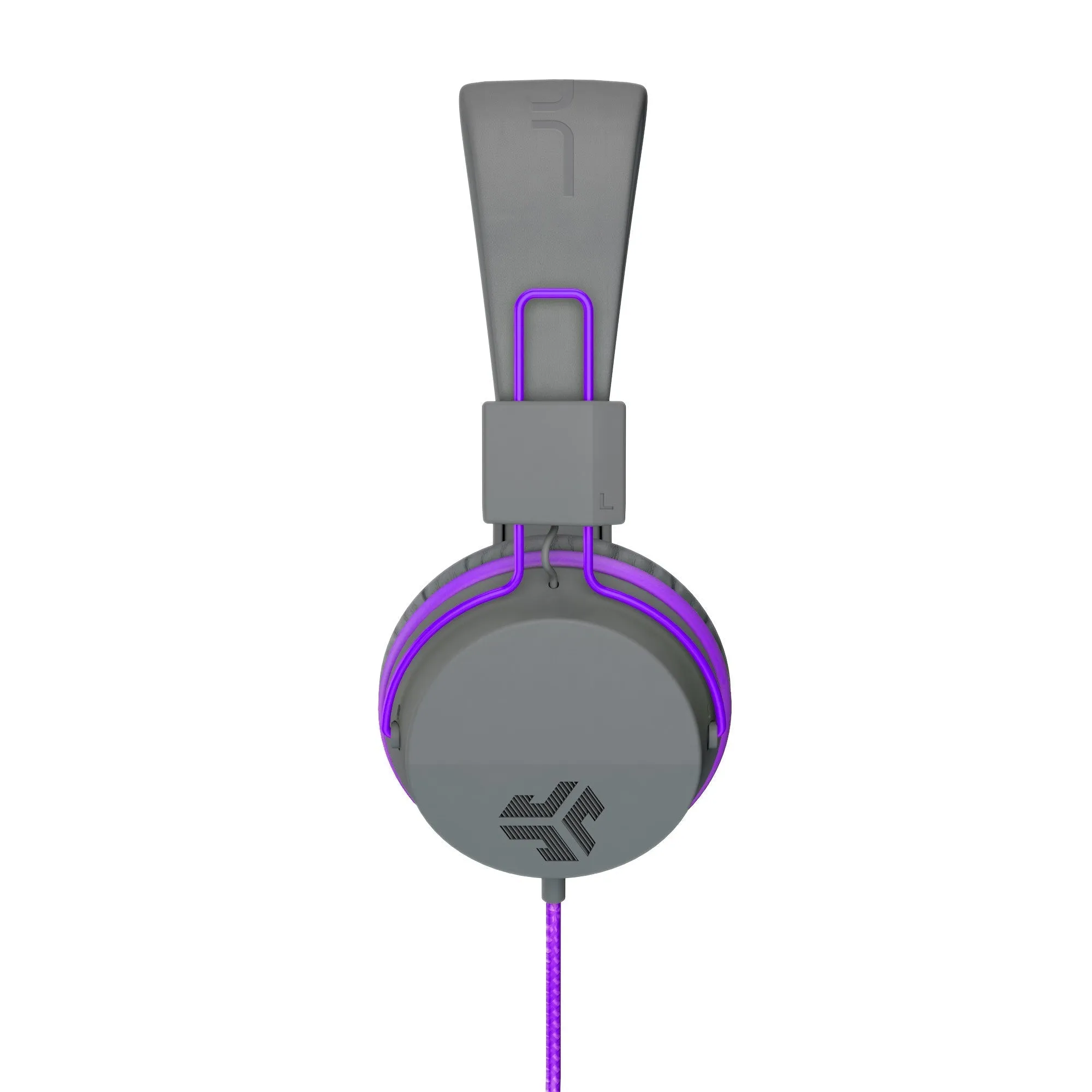 JBuddies Studio On-Ear Kids Wired Headphones Graphite/Violet