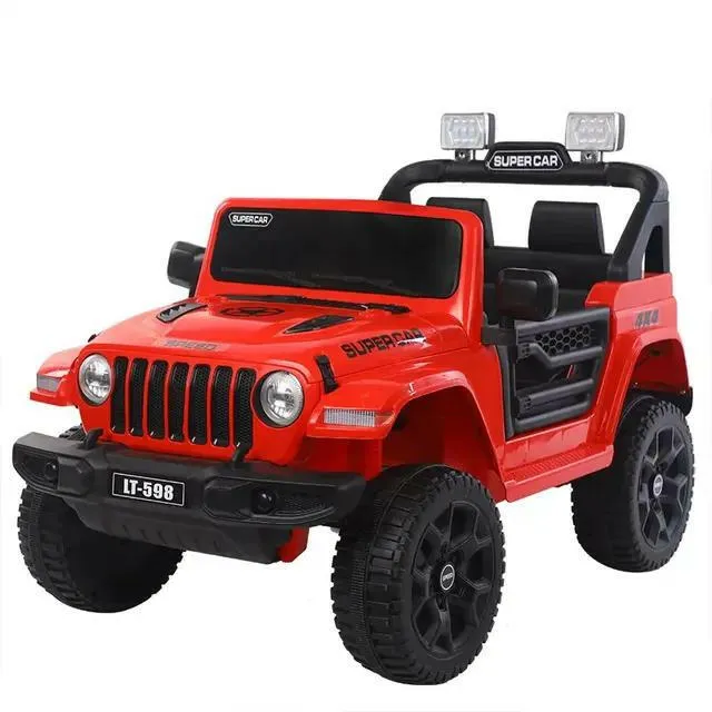 Jeep Electric Ride-On Car For Kids With Remote Control And Leather Seat