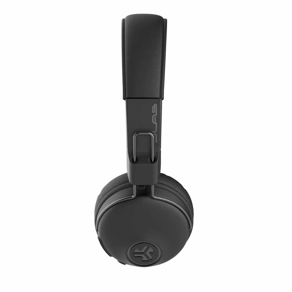 JLab Studio Bluetooth Wireless On-Ear Headphones Black