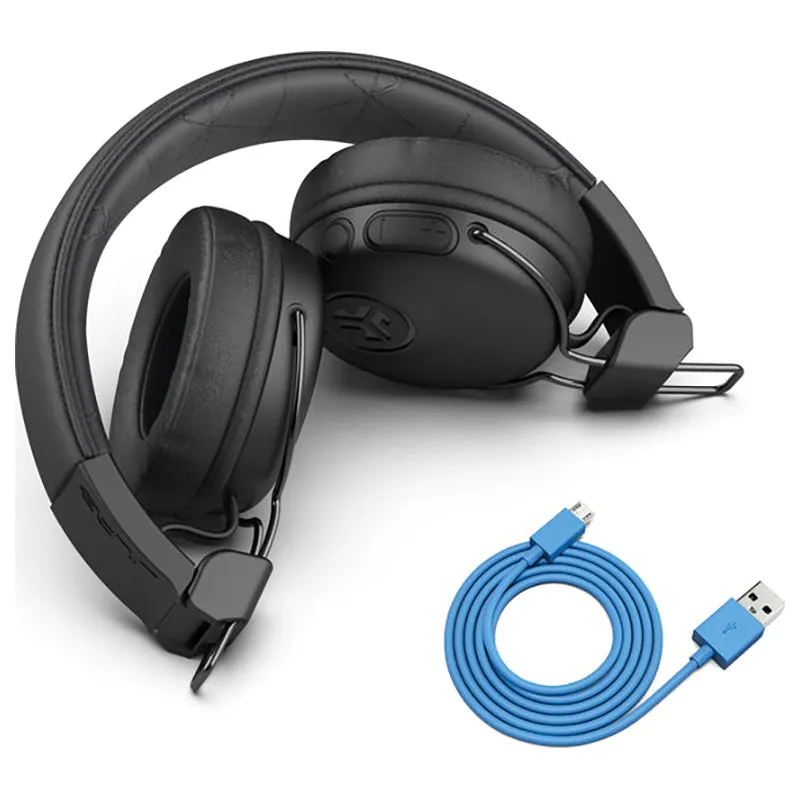 JLab Studio Wireless On-Ear Headphone - Black | IEUHBASTUDIORBLK4