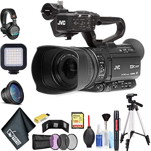 JVC GY-HM180 Ultra HD 4K Camcorder Pro Bundle